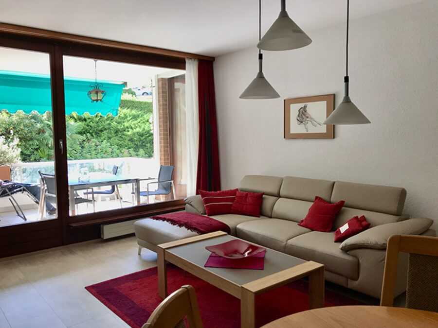 Wohnzimmer unserer Ferienwohnung
